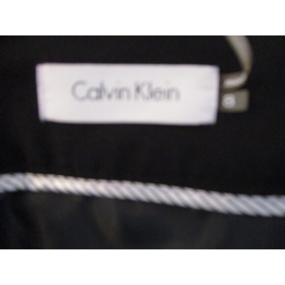 Calvin Klein Skirt women's Size 8 Black Back Slit Lined - Picture 3 of 6